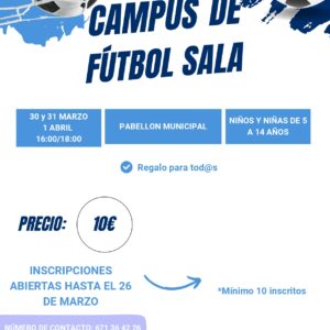 Campus De Futbol Sala En Ricla