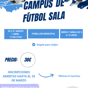 Campus De Futbol Sala En Almonacid de la Sierra