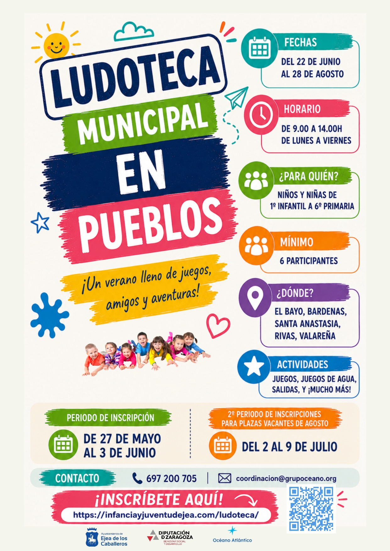 Ludoteca Pueblos Verano Julio 2026 – Valareña