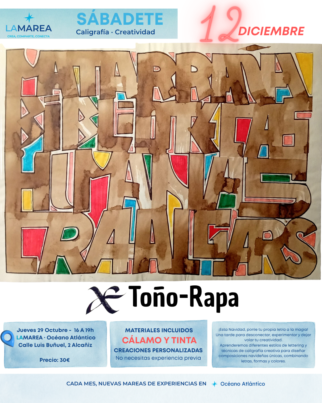 Lettering Navideño para Adultos – La Marea