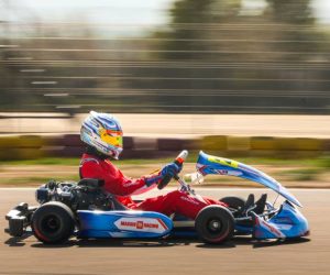 seguridad en campamento de karting